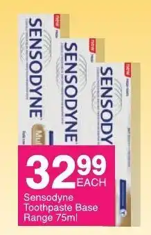 Save Sensodyne Toothpaste Base Range 75ml offer