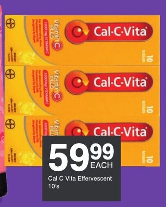 Cal C Vita Effervescent 10's