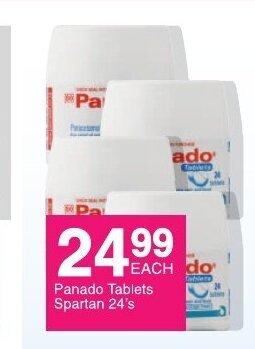 Save Panado Tablets Spartan 24's offer