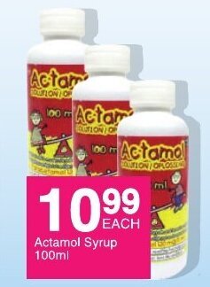 Save Actamol Syrup 100ml offer