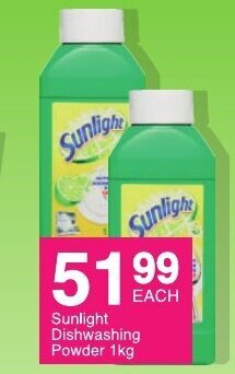 Sunlight Dishwashing Powder 1kg