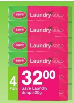 Save Save Laundry Soap 500g offer