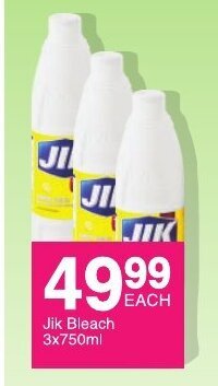 Save Jik Bleach 3x750ml offer