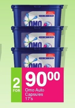 Save Omo Auto Capsules 17's offer