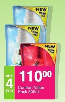 Save Comfort Value Pack 800ml offer