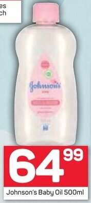 Pick n Pay Johnson's Baby Oil 500ml offer