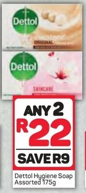 Pick n Pay Dettol Hygiene Soap Assorted 175g offer