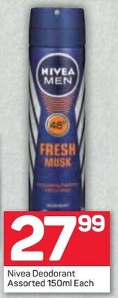 Pick n Pay Nivea Deodorant Assorted 150ml offer