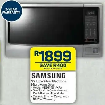 Pick n Pay Samsung Silver Electronic Microwave 32L offer
