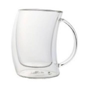The barista 2pc double wall mugs 160ml