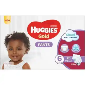 Game Huggies pants unisex megabox size 6 offer