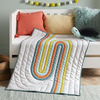 Lucky designer cot quilt