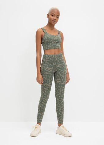 Printed high waist leggings