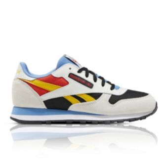 Sportscene Reebok junior classic leather grey/yellow sneaker offer