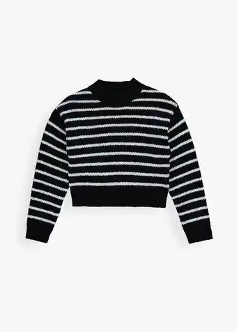 Striped cropped jumper