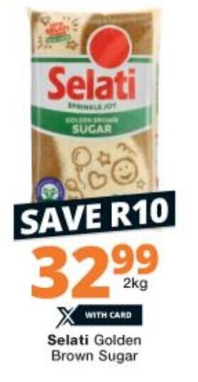 Checkers Selati Golden Brown Sugar 2kg offer