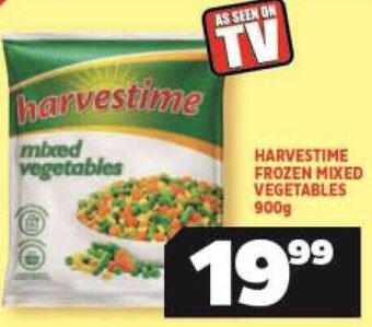 Usave Harvestime Frozen Mixed Vegetables 900g offer