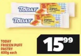 Today Frozen Puff Pastry 400g
