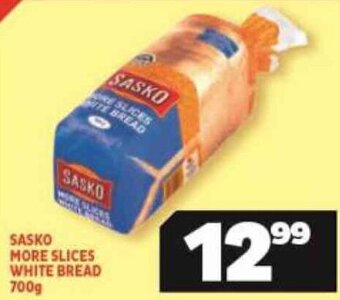 Usave Sasko More Slices White Bread 700g offer