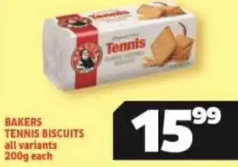 Usave Bakers Tennis Biscuits 200g offer