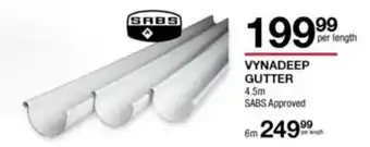 Build It Vynadeep Gutter 4.5m SABS Approved offer