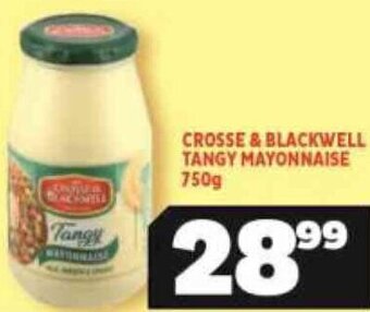 Usave Crosse & Blackwell Tangy Mayonnaise 750g offer