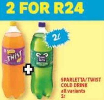 Usave Sparletta / Twist Cold Drink 2L offer