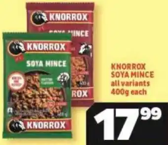 Usave Knorrox Soya Mince 400g offer