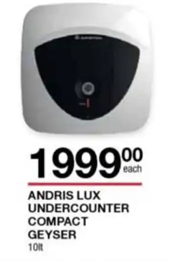Build It Andris Lux Undercounter Compact Geyser 10lt offer