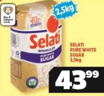 Usave Selati Pure White Sugar 2,5kg offer