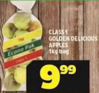Usave Class 1 Golden Delicious Apples 1kg offer