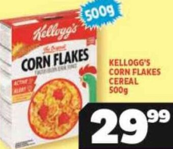Usave Kellogg's Corn Flakes Cereal 500g offer