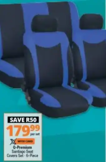 Q-Premium Santiago Seat Covers Set 6-piece