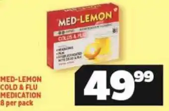 Usave Med-Lemon Cold & Flu Medication 8 per pack offer