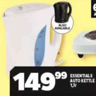 Usave Essentials Auto Kettle 1,7L offer