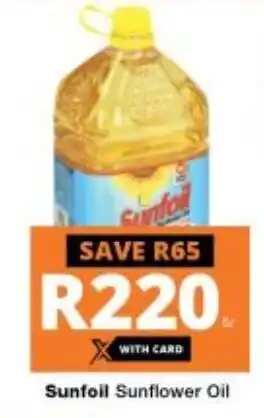 Checkers Sunfoil Sunflower Oil 5L offer