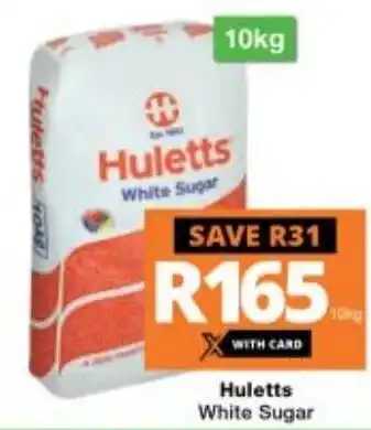 Checkers Huletts White Sugar 10kg offer