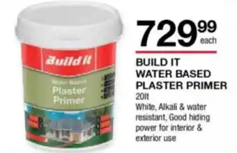 Build It Build It Water Based Plaster Primer 20lt offer