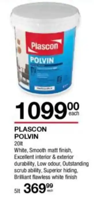 Build It Plascon Polvin 20lt offer