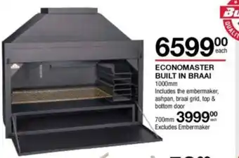 Economaster Built In Braai 1000mm