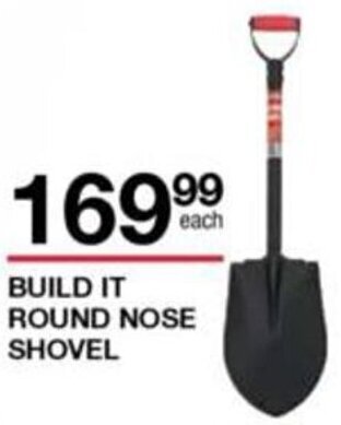 Build It Round Nose Shovel