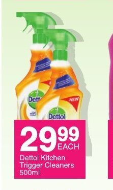 Save Dettol Kitchen Trigger Cleaners 500ml offer