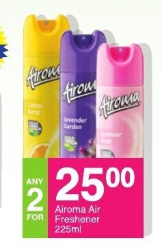 Save Airoma Air Freshener 225ml offer
