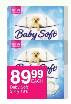 Save Baby Soft 2 Ply 18's offer
