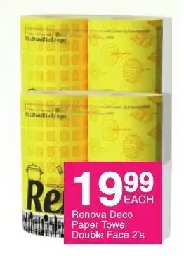 Save Renova Deco Paper Towel Double Face 2's offer