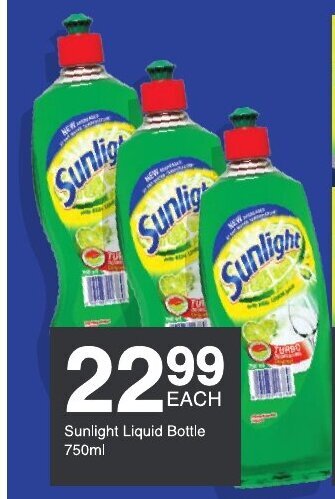 Save Sunlight Liquid Bottle 750ml offer