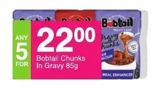 Save Bobtail Chunks In Gravy 85g offer