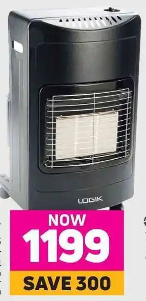 Game Logik Roll About 3 Panel Gas Heater offer