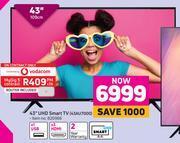 Game Samsung 43" (109cm) UHD Smart TV 43AU7000 offer