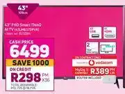Game LG 43" (109cm) FHD Smart ThinQ AI TV 43LM6370PVA offer
